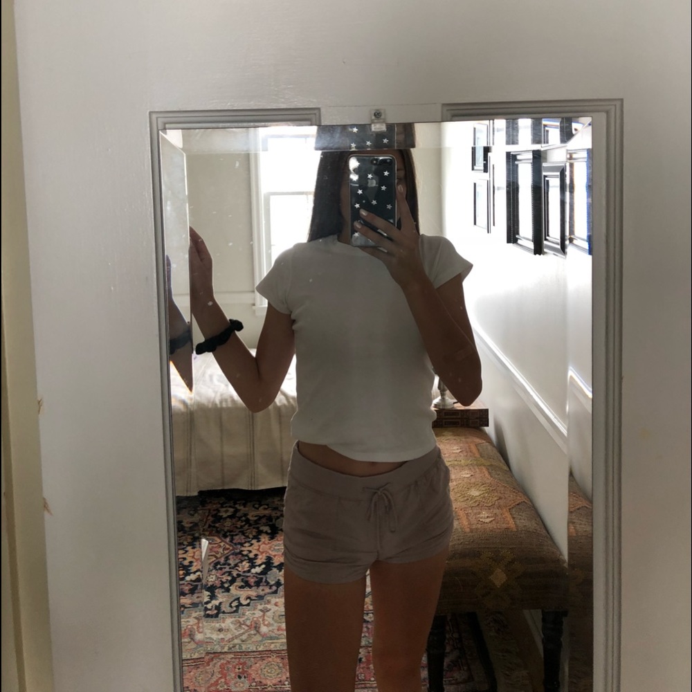 White brandy Melville tee